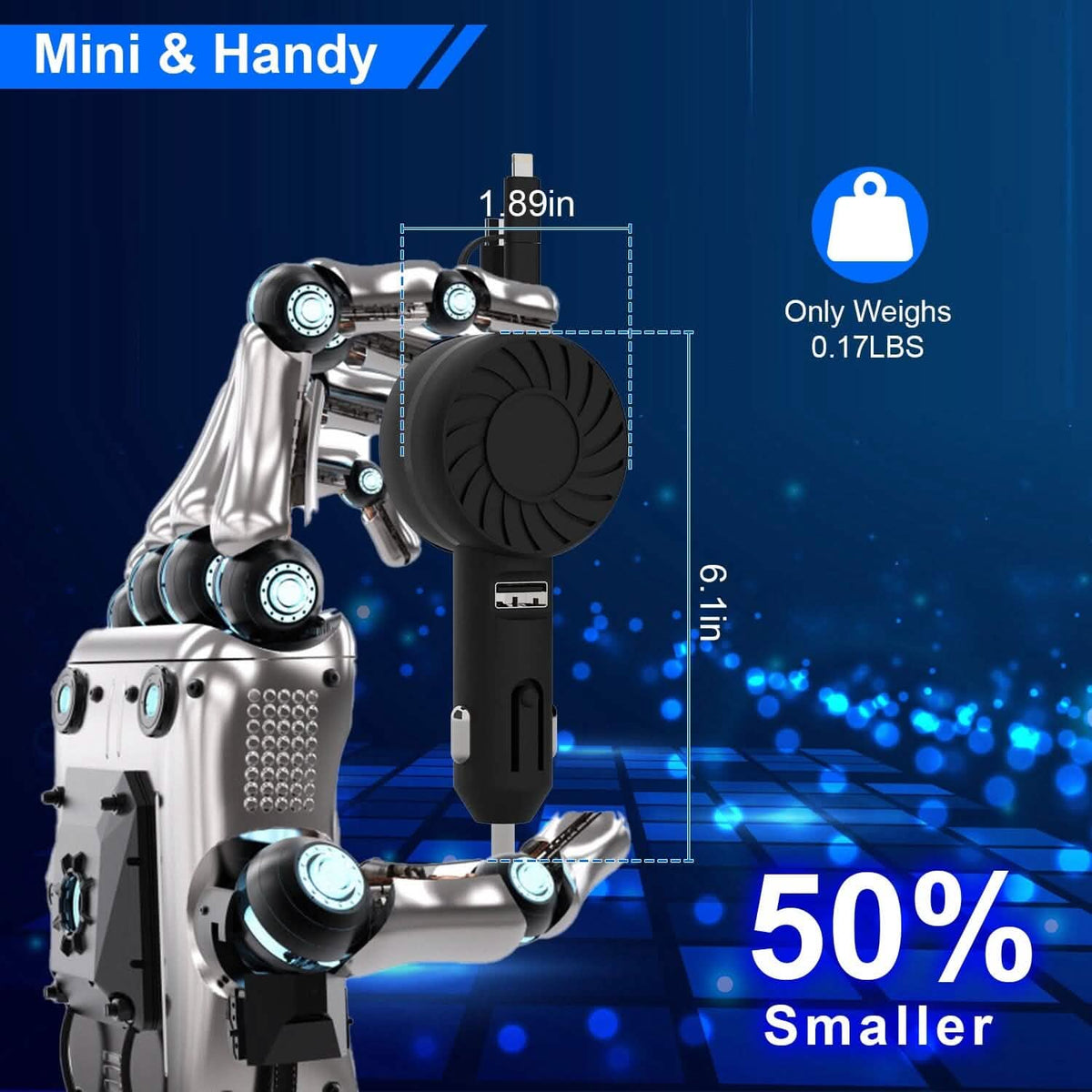 21W 3-in-1 Retractable Car Phone Charger - A-1 Thread Vault