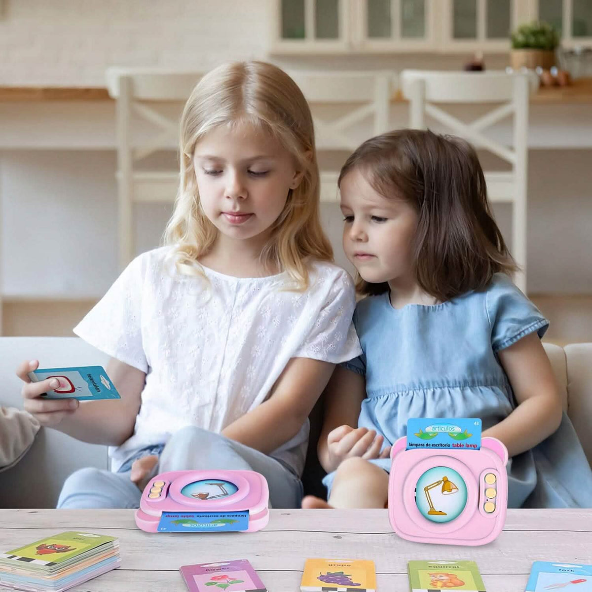 224 Sight Words Spanish and English Bilingual Talking Flash Cards - A-1 Thread Vault