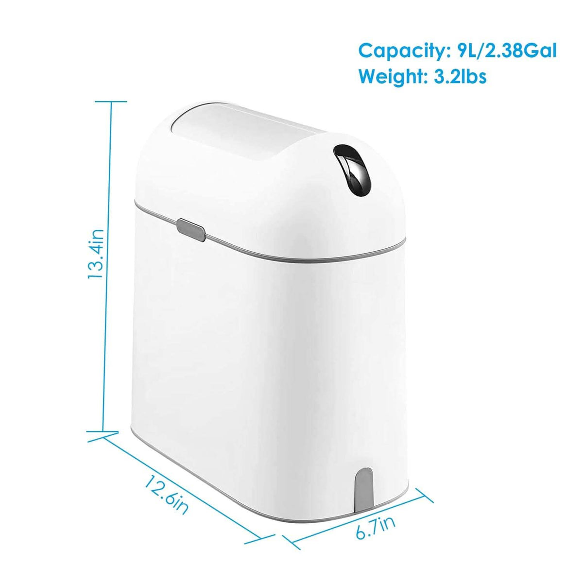 2.38 Gal/9L Automatic Trash Can - A-1 Thread Vault