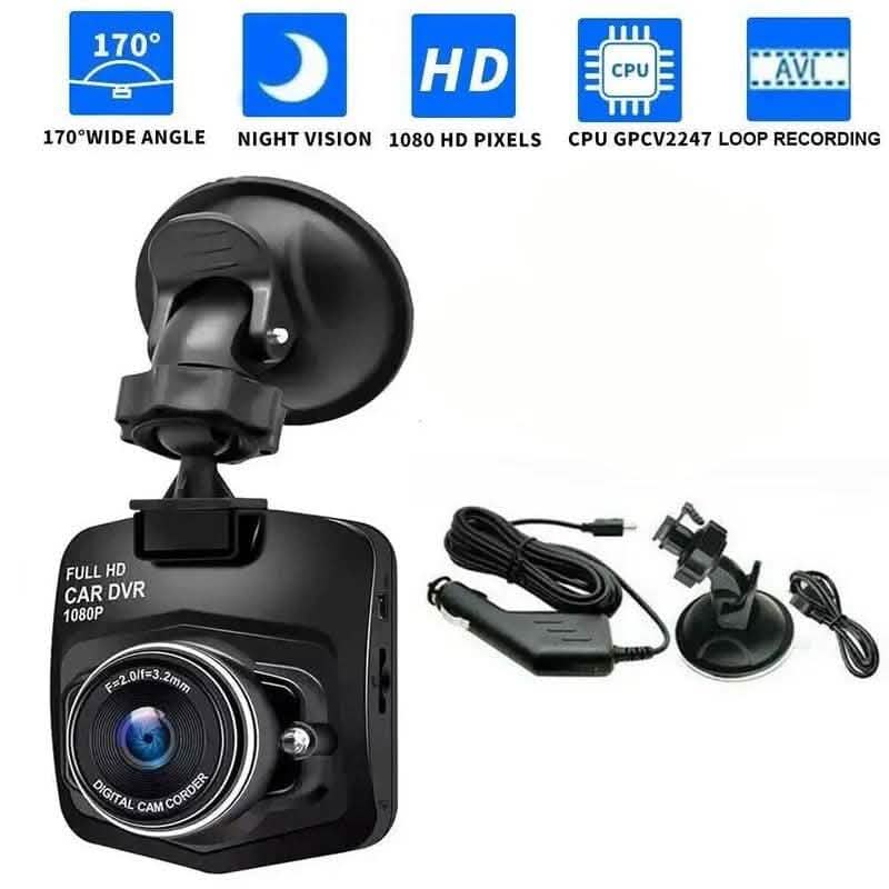Full HD 1080P 2.4" Dash Cam Car DVR Front/Rear Camera Night Vision G-Sensor - A-1 Thread Vault