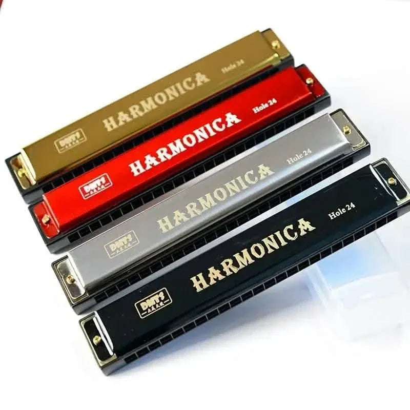 24 Hole Harmonica Mouth Metal Organ - A-1 Thread Vault
