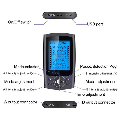 24 Modes Muscle Stimulator for Pain Relief Therapy - A-1 Thread Vault