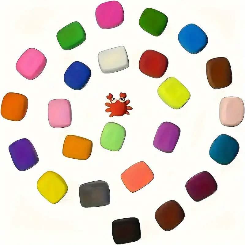 24-Pack: Colored Air Dry Clay - A-1 Thread Vault