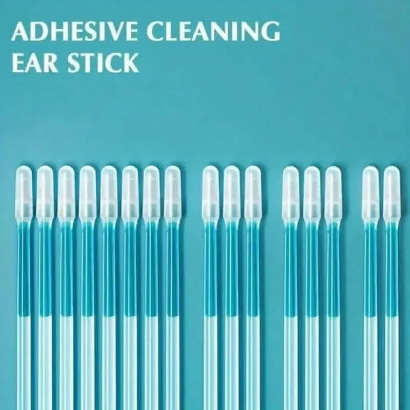 24-Pack: Soft Silicone Disposable Adhesive Ear Cleaning Sticks - A-1 Thread Vault