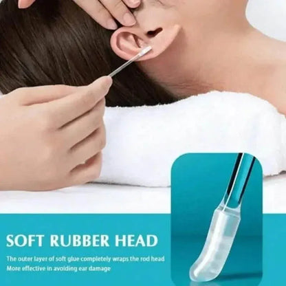24-Pack: Soft Silicone Disposable Adhesive Ear Cleaning Sticks - A-1 Thread Vault