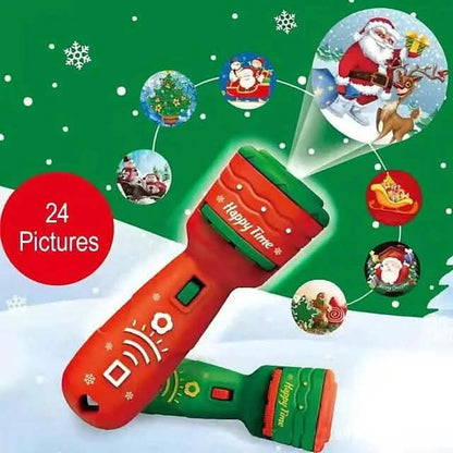 24 Patterns Christmas Flashlight Projection Lamp - A-1 Thread Vault