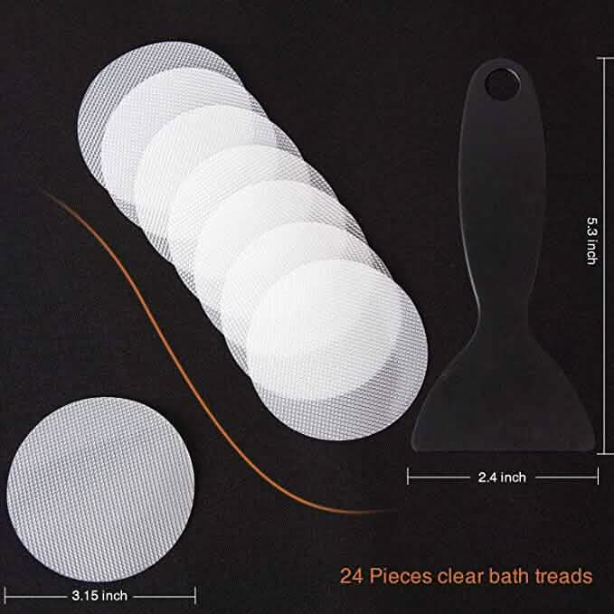 24-Piece: Non-Slip Bathtub Stickers - A-1 Thread Vault