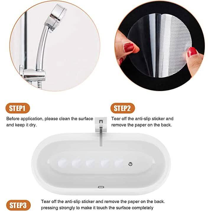 24-Piece: Non-Slip Bathtub Stickers - A-1 Thread Vault