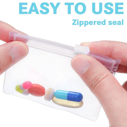 24-Piece: Zippered Pill Pouch Bags - A-1 Thread Vault
