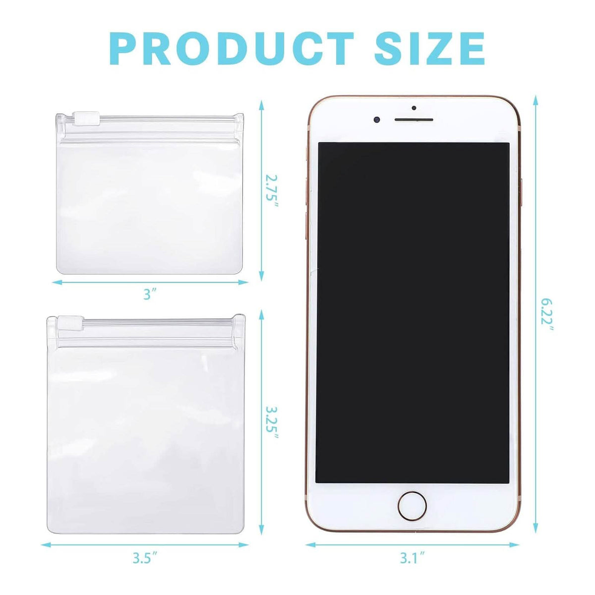 24-Piece: Zippered Pill Pouch Bags - A-1 Thread Vault