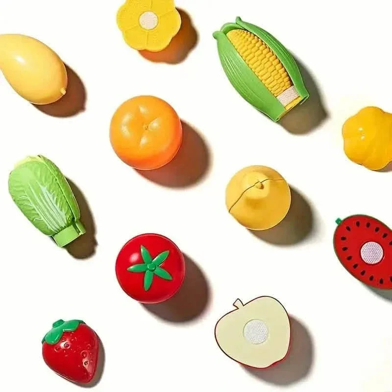 24-Pieces: Fun Food Cutting, Fruit and Vegetable Toys - A-1 Thread Vault