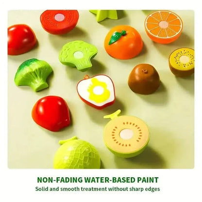 24-Pieces: Fun Food Cutting, Fruit and Vegetable Toys - A-1 Thread Vault