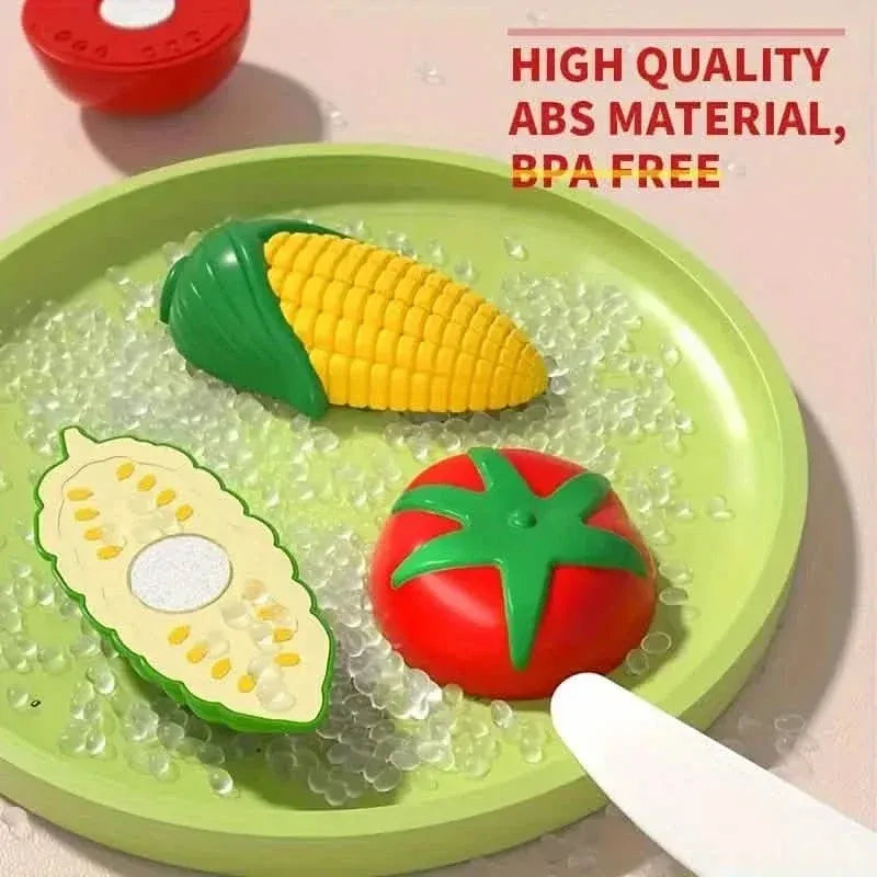 24-Pieces: Fun Food Cutting, Fruit and Vegetable Toys - A-1 Thread Vault