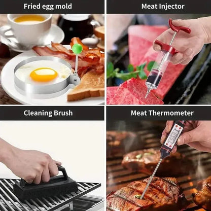 245-Piece Set: Griddle Spatula Kit with Storage Bag - A-1 Thread Vault