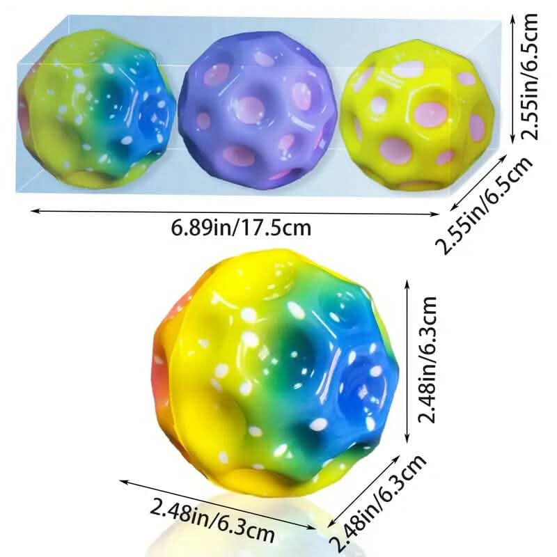 2.48-Inch Extreme High Bouncing Flash Space Ball - A-1 Thread Vault
