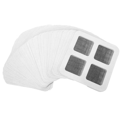 25-Pack: 3.94 x 3.94" Disposable Floor Drain Sticker Hair Catcher - A-1 Thread Vault