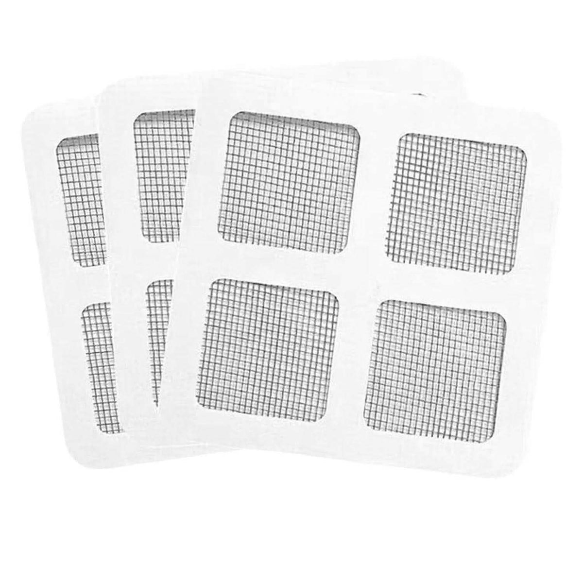 25-Pack: 3.94 x 3.94" Disposable Floor Drain Sticker Hair Catcher - A-1 Thread Vault