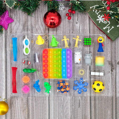 25-Piece: Christmas Advent Fidget Toy Calendar - A-1 Thread Vault