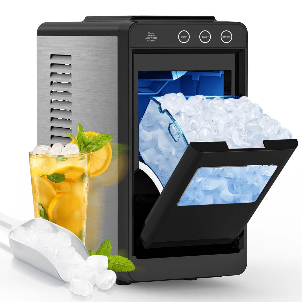 Portable Countertop Ice Maker – 8 Cubes/6 Min, Self-Cleaning - A-1 Thread Vault