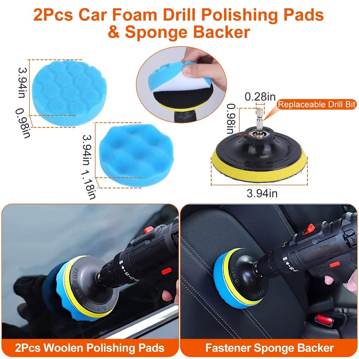 26-Pieces: Car Detailing Brush Kit - A-1 Thread Vault