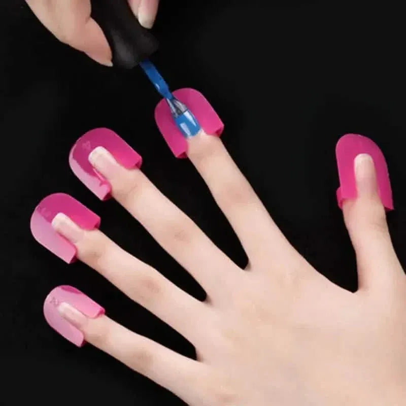 26-Pieces U Curve Shape 10 Sizes Nail Protector - A-1 Thread Vault