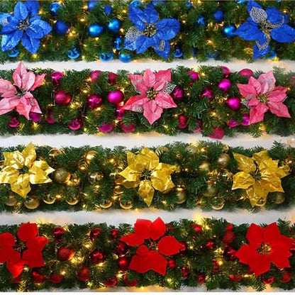 2.7 Meter Christmas Rattan Garland Decorative - A-1 Thread Vault
