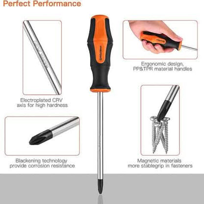 27-Pieces: Professional Screwdriver Set with Case - A-1 Thread Vault