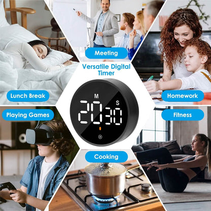 2.79" LED Digital Electronic Countdown Timer Dimmable Mutable Magnetic Clock - A-1 Thread Vault