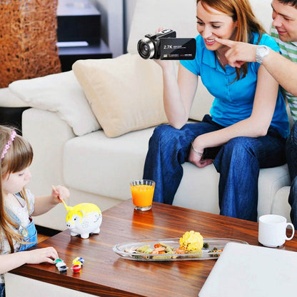 2.7K Camcorder 42MP 18x Zoom Digital Video Camera with 270° Rotating IPS Screen - A-1 Thread Vault