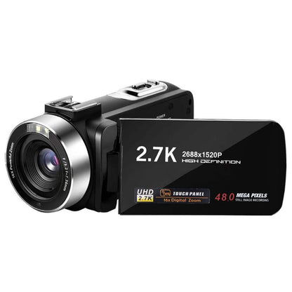 2.7K Camcorder 42MP 18x Zoom Digital Video Camera with 270° Rotating IPS Screen - A-1 Thread Vault