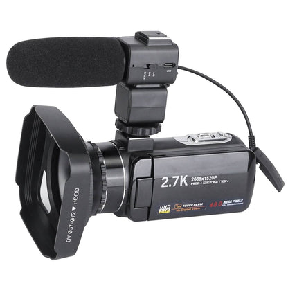 2.7K Camcorder 42MP 18x Zoom Digital Video Camera with 270° Rotating IPS Screen - A-1 Thread Vault