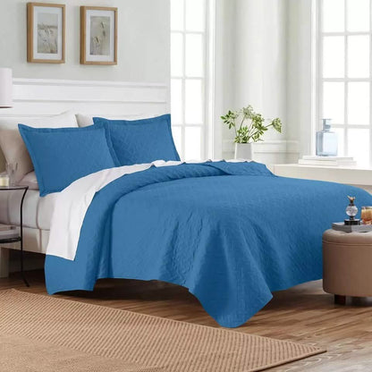 3-Piece: Dan River Basket Pinsonic Quilt Set - A-1 Thread Vault