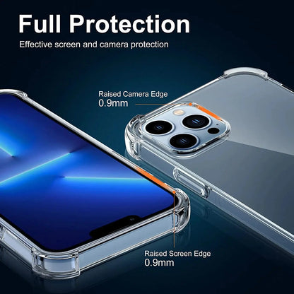 Entronix Case Compatible with iPhone 13 Pro Max - [Hard Back] Slim Clear - A-1 Thread Vault