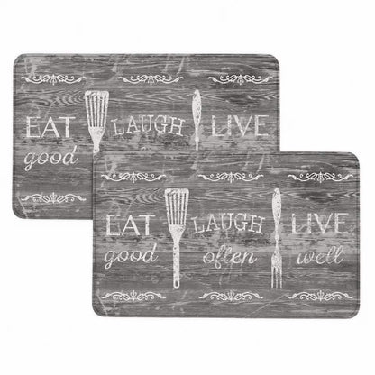 Bibb Home Anti Fatigue Foam Oversized Kitchen Mat 20" X 36" - A-1 Thread Vault