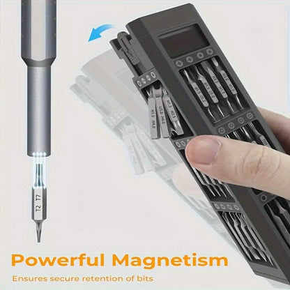 44-in-1 Magnetic Precision Screwdriver Set - A-1 Thread Vault