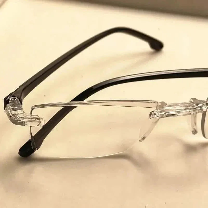 2K Style Rimless Reading Glasses for Men & Women - A-1 Thread Vault