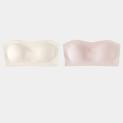 2Pcs/Set Strapless Adhesive Bra Push-Up Non-Slip Small Chest Lightweight Sexy Invisible Lingerie Women Everyday Party Wedding - A-1 Thread Vault