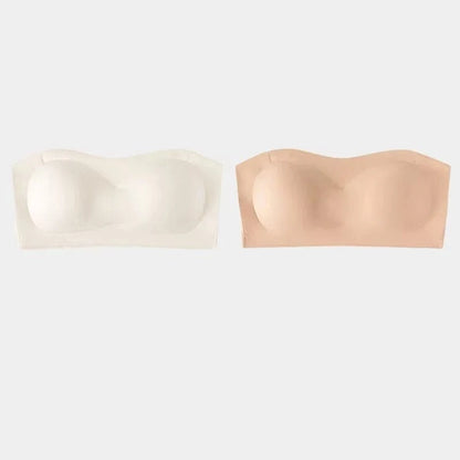 2Pcs/Set Strapless Adhesive Bra Push-Up Non-Slip Small Chest Lightweight Sexy Invisible Lingerie Women Everyday Party Wedding - A-1 Thread Vault