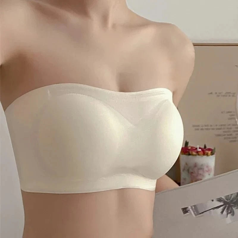 2Pcs/Set Strapless Adhesive Bra Push-Up Non-Slip Small Chest Lightweight Sexy Invisible Lingerie Women Everyday Party Wedding - A-1 Thread Vault