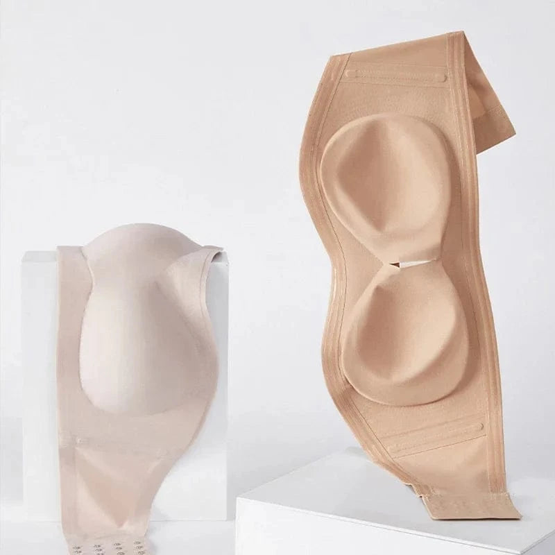 2Pcs/Set Strapless Adhesive Bra Push-Up Non-Slip Small Chest Lightweight Sexy Invisible Lingerie Women Everyday Party Wedding - A-1 Thread Vault
