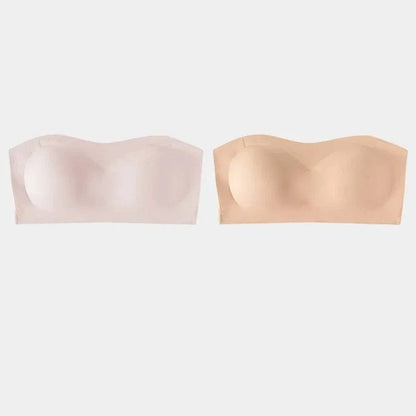 2Pcs/Set Strapless Adhesive Bra Push-Up Non-Slip Small Chest Lightweight Sexy Invisible Lingerie Women Everyday Party Wedding - A-1 Thread Vault