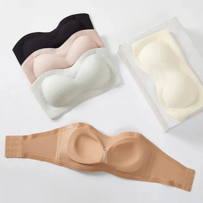 2Pcs/Set Strapless Adhesive Bra Push-Up Non-Slip Small Chest Lightweight Sexy Invisible Lingerie Women Everyday Party Wedding - A-1 Thread Vault