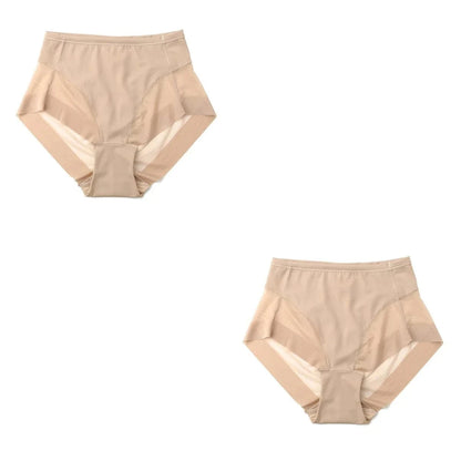 2Pcs/Set Women Tummy Control Panties Butt Lifter High Rise Briefs Shapewear Female Sexy Lingerie Seamless Underwear S-3XL - A-1 Thread Vault