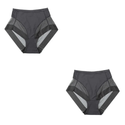 2Pcs/Set Women Tummy Control Panties Butt Lifter High Rise Briefs Shapewear Female Sexy Lingerie Seamless Underwear S-3XL - A-1 Thread Vault