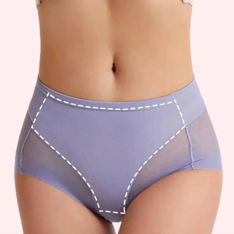 2Pcs/Set Women Tummy Control Panties Butt Lifter High Rise Briefs Shapewear Female Sexy Lingerie Seamless Underwear S-3XL - A-1 Thread Vault