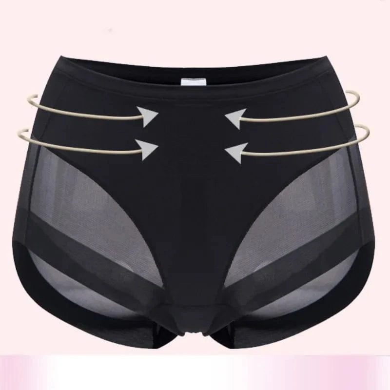 2Pcs/Set Women Tummy Control Panties Butt Lifter High Rise Briefs Shapewear Female Sexy Lingerie Seamless Underwear S-3XL - A-1 Thread Vault