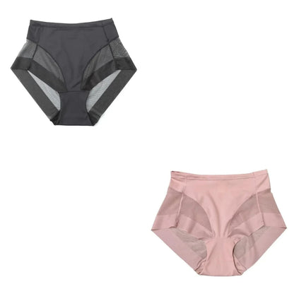 2Pcs/Set Women Tummy Control Panties Butt Lifter High Rise Briefs Shapewear Female Sexy Lingerie Seamless Underwear S-3XL - A-1 Thread Vault
