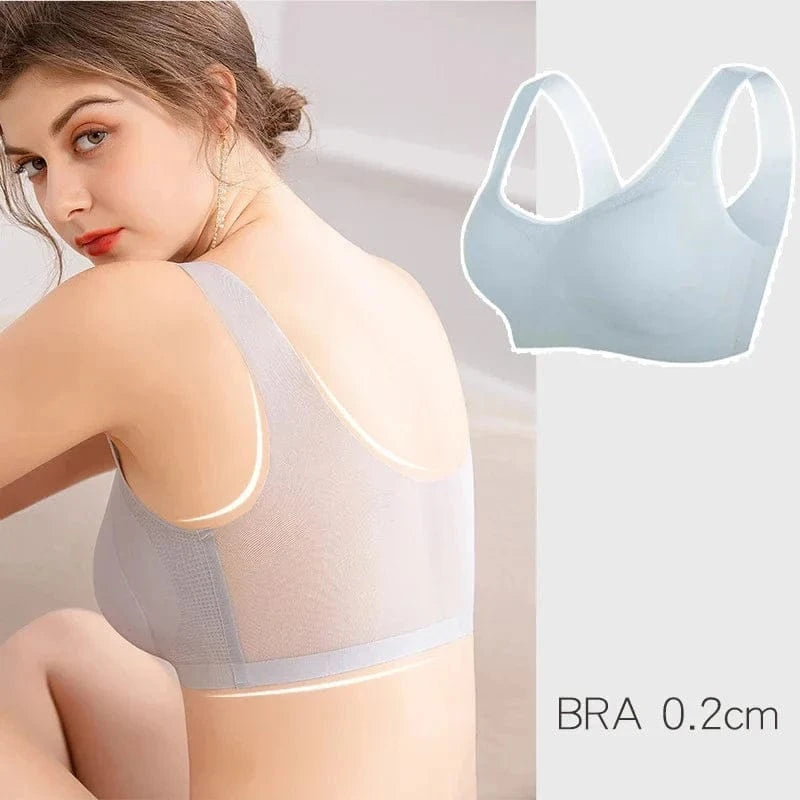 2PCS sexy bra lingerie Plus Size 4XL Seamless Bralette Wire Free Bras For Women Underwear Lingerie Sleep Brassiere Breathable - A-1 Thread Vault