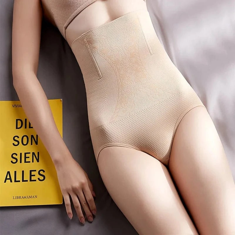 2pcs Women No Trace High Waist Shaping Brief Breathable Body Shaper Slimming Underwear Butt Lifter Control Pantie Shapewear Pant - A-1 Thread Vault