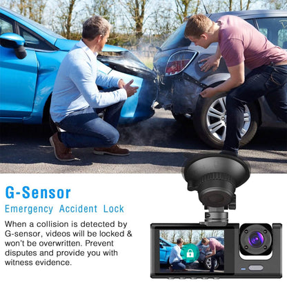 3 Channel Car DVR Dash Cam Video Recorder - A-1 Thread Vault